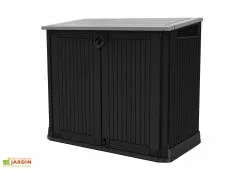 Chalêt-Jardin Coffre De Rangement Extérieur En Résine 880 L -Abri et rangement boutique coffre rangement exterieur noir