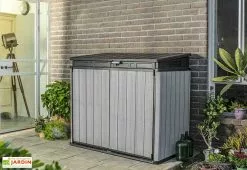Chalêt-Jardin Coffre De Rangement Extérieur En Résine Brossium 1150 L
