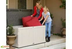 Lifetime Coffre De Rangement Extérieur En Résine 439 L -Abri et rangement boutique coffre rangement jardin resine lifetime