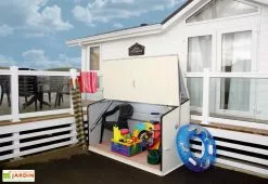 Trimetals Coffre De Rangement Métal Storeguard Crème (196x89x113)