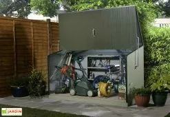 Trimetals Coffre De Rangement Métal Storeguard Vert (196x89x113) -Abri et rangement boutique coffre rangement metal jardin trimetals vert 2