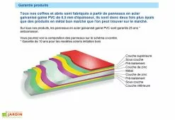 Trimetals Coffre De Rangement Métal Storeguard Crème (196x89x113) -Abri et rangement boutique coffre rangement metal trim