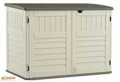 Coffre De Rangement PVC Poubelles Multifonctions Suncast -Abri et rangement boutique coffre rangement resine pvc cache poubelle 1