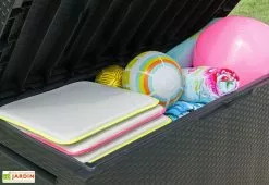 Keter Coffre De Rangement En Résine Tressée Tropic 302L 9 Keter Coffre De Rangement En Résine Tressée Tropic 302L -Abri et rangement boutique coffre rangement resine tropic 302l 4