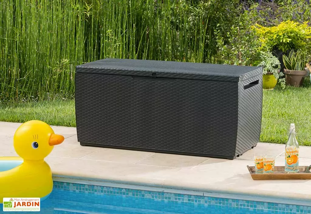 Keter Coffre De Rangement En Résine Tressée Tropic 302L 4 Keter Coffre De Rangement En Résine Tressée Tropic 302L – Image 2