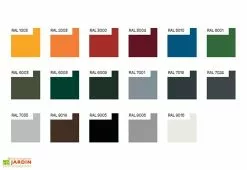 Helios Arredo Urbano Carport Double En Acier Galvanisé Pompei – 29 M² -Abri et rangement boutique coloris structure carport pompei