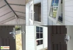 Grosfillex Abri De Jardin PVC Deco 7,5 -Abri et rangement boutique detail abri jardin deco 1