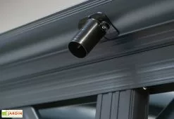 Westmann Carport Simple En Aluminium Et Polycarbonate Anthracite - 15,15 M² -Abri et rangement boutique detail gouttiere carport aluminium