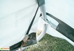 Shelter Logic Garage En Toile Polyéthylène Et Acier 18,3 M² -Abri et rangement boutique details garage toile polyethylene acier 18m2