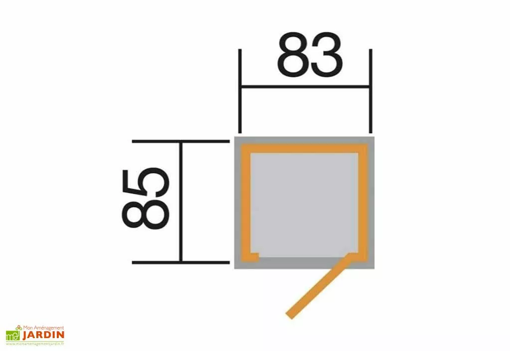 Weka Armoire De Jardin En Bois D’Épicéa Brut 105 X 108 Cm 4 Weka Armoire De Jardin En Bois D’Épicéa Brut 105 X 108 Cm – Image 2