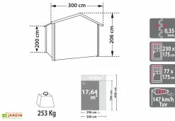 Forest Style Garage En Métal 1 Voiture - Melton 17,9 M² -Abri et rangement boutique dimensions info garage metal mackay