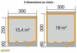 Weka Abri De Jardin Bois Mittenwald (250x300cm) 28mm 9 Weka Abri De Jardin Bois Mittenwald (250x300cm) 28mm -Abri et rangement boutique dimensions mittenwald 1