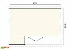 Inmedias Res Studio De Jardin En Bois D’épicéa Brut Andrew – 22 M² 7 Inmedias Res Studio De Jardin En Bois D’épicéa Brut Andrew – 22 M² -Abri et rangement boutique dimensions studio jardin bois andrew