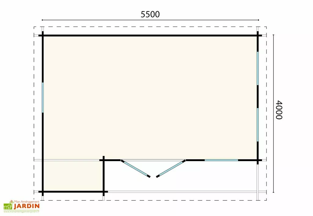 Inmedias Res Studio De Jardin En Bois D’épicéa Brut Andrew – 22 M² 5 Inmedias Res Studio De Jardin En Bois D’épicéa Brut Andrew – 22 M² – Image 3