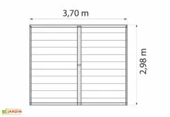 Grosfillex Abri De Jardin PVC Utility 7,5 -Abri et rangement boutique dimensions utility75