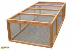 Habrita Enclos Pour Lapins Smokey (0,9x1,8x0,5) -Abri et rangement boutique enclos lapin clapier abri bois 90x180cm 1