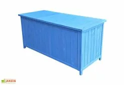 Habrita Ensemble De Meubles De Jardin En Bois Lasuré Bleu (4 Pièces) -Abri et rangement boutique ensemble meubles jardin bois lasure bleu 4 pieces 5