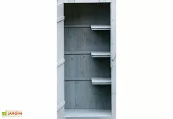 Habrita Ensemble De Meubles De Jardin En Bois Lasuré Bleu (4 Pièces) -Abri et rangement boutique ensemble meubles jardin bois lasure bleu 4 pieces 7