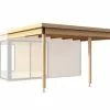 Lasita Extension De Toit En Bois D’épicéa Brut Pour Domeo 5 – 12,5 M² -Abri et rangement boutique extension toit domeo 5