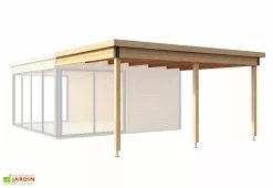 Lasita Extension De Toit En Bois D’épicéa Brut Pour Domeo 5 – 12,5 M²