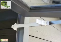 Fenêtre Pour Abri De Jardin En Composite Green Outside – 90 X 50,5 Cm -Abri et rangement boutique fenetre abri composite green outside 1