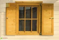 Weka Bungalow De Week-end Muritz (430x560x359) -Abri et rangement boutique fenetrechalet