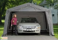 Shelter Logic Garage Souple Et Mobile En Acier Et Polyéthylène 18 M² - 5 X 3,5 M 8 Shelter Logic Garage Souple Et Mobile En Acier Et Polyéthylène 18 M² - 5 X 3,5 M -Abri et rangement boutique garage acier bache polyethylene 5m porte zippee 1