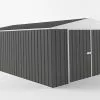 Easyshed Garage En Métal Galvanisé XXL Grande Largeur 20 M² -Abri et rangement boutique garage acier galvanise easyshed xxl 525x375cm 1