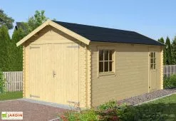 OLG Garage En Bois Brut 34 Mm 5,40 X 3,00 M - Dillon 16,2 M²