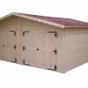 Habrita Garage Double En Sapin Massif 60 Mm 620x620x308cm 2 Habrita Garage Double En Sapin Massif 60 Mm 620x620x308cm -Abri et rangement boutique garage bois double vn6262