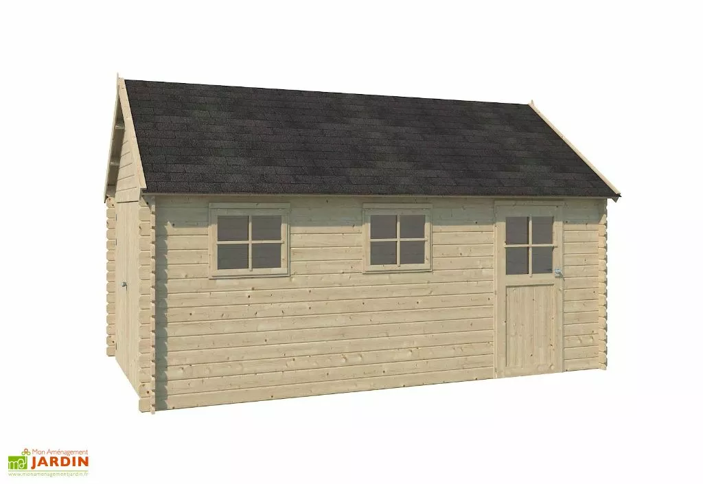 Gardenas Garage En Bois D’Épicéa Avec Toit En Shingle Gloucester 17 M² 3 Gardenas Garage En Bois D’Épicéa Avec Toit En Shingle Gloucester 17 M² – Image 2
