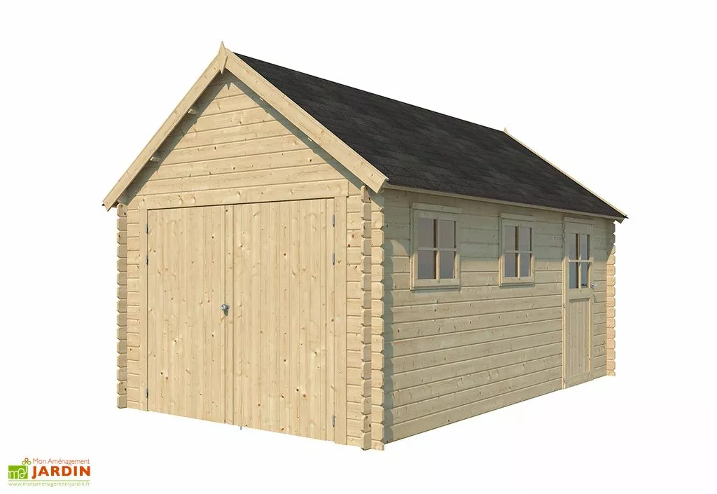 Gardenas Garage En Bois D’Épicéa Avec Toit En Shingle Gloucester 17 M² 2 Gardenas Garage En Bois D’Épicéa Avec Toit En Shingle Gloucester 17 M²