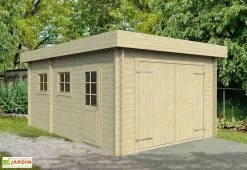Inmedias Res Garage De Jardin En Bois D’épicéa Brut Keith Flat – 25,5 M²