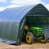 Shelter Logic Garage Souple Et Mobile En Acier Et Polyéthylène 24 M² - 6 X 4 M -Abri et rangement boutique garage shelter logic souple acier vert