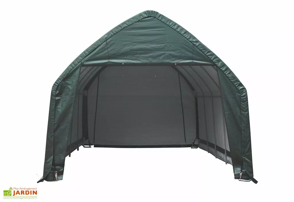 Shelter Logic Garage Souple Et Mobile En Acier Et Polyéthylène 24 M² - 6 X 4 M 4 Shelter Logic Garage Souple Et Mobile En Acier Et Polyéthylène 24 M² - 6 X 4 M – Image 2