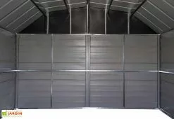 Spacemaker Abri De Jardin En Acier Galvanisé Gris Anthracite 8 M² -Abri et rangement boutique interieur abri jardin acier galvanise gris anthracite