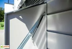 Trimetals Abri à Vélos En Acier Galvanisé Anthracite 1,74 M² -Abri et rangement boutique interieur abri velos metal trimetals