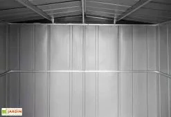 Spacemaker Abri De Jardin En Acier Galvanisé Imitation Bois 7 M² -Abri et rangement boutique interieur cabanon jardin acier galvanise imitation bois
