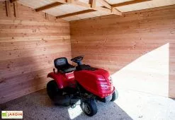 Habrita Abri De Jardin En Bois Douglas 28 Mm – 15,28 M² : 4,01 X 3,81 M -Abri et rangement boutique interieure cabane jardin bois douglas 28mm 15m2 dommar habrita