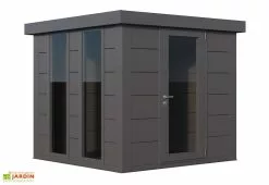 Telluria Abri De Jardin En Acier Galvanisé Porte Unique Luminato - 5,6 M²