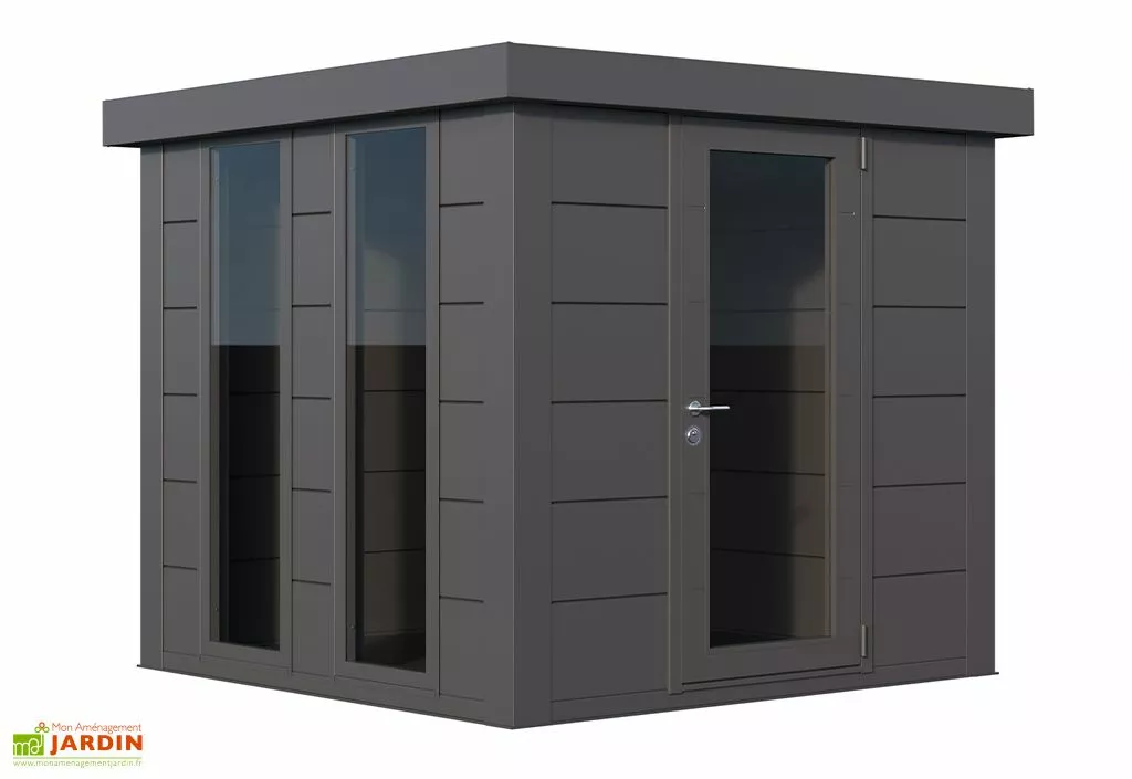 Telluria Abri De Jardin En Acier Galvanisé Porte Unique Luminato - 5,6 M² 3 Telluria Abri De Jardin En Acier Galvanisé Porte Unique Luminato - 5,6 M²