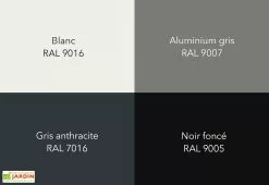 GARDENDREAMS Carport Camping-Car Aluminium Et Polycarbonate 16 Mm 800x300x330cm 8 GARDENDREAMS Carport Camping-Car Aluminium Et Polycarbonate 16 Mm 800x300x330cm -Abri et rangement boutique palette couleurs ral carport