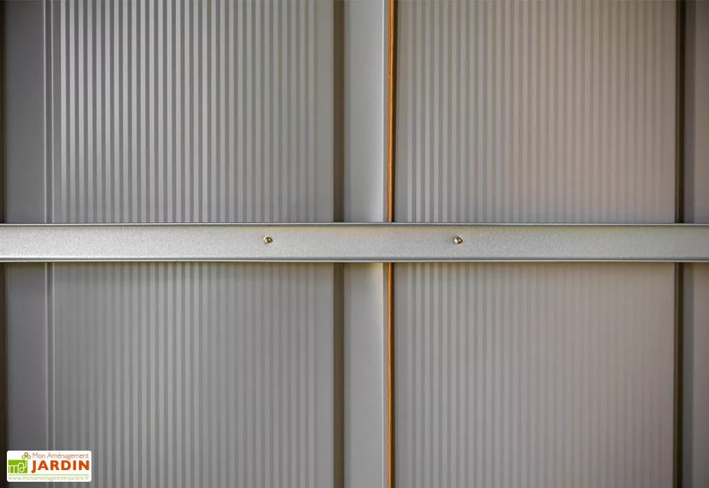 Spacemaker Abri De Jardin En Acier Galvanisé Imitation Bois Woodlake – 1,84 M² 7 Spacemaker Abri De Jardin En Acier Galvanisé Imitation Bois Woodlake – 1,84 M² – Image 5