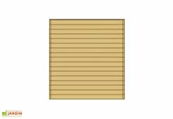 Paroi Avant/Arrière Pleine Pour Carport Modulable Solid 4x5m