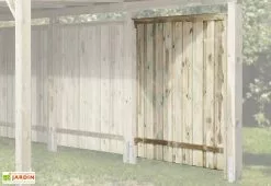 Weka Paroi Latérale Pour Carport Bois Optima (181x181)