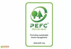 Solid Abri De Jardin En Bois Brut Viborg 40 Mm - 14 M² Avec Toit Plat -Abri et rangement boutique pefc solid 1 21