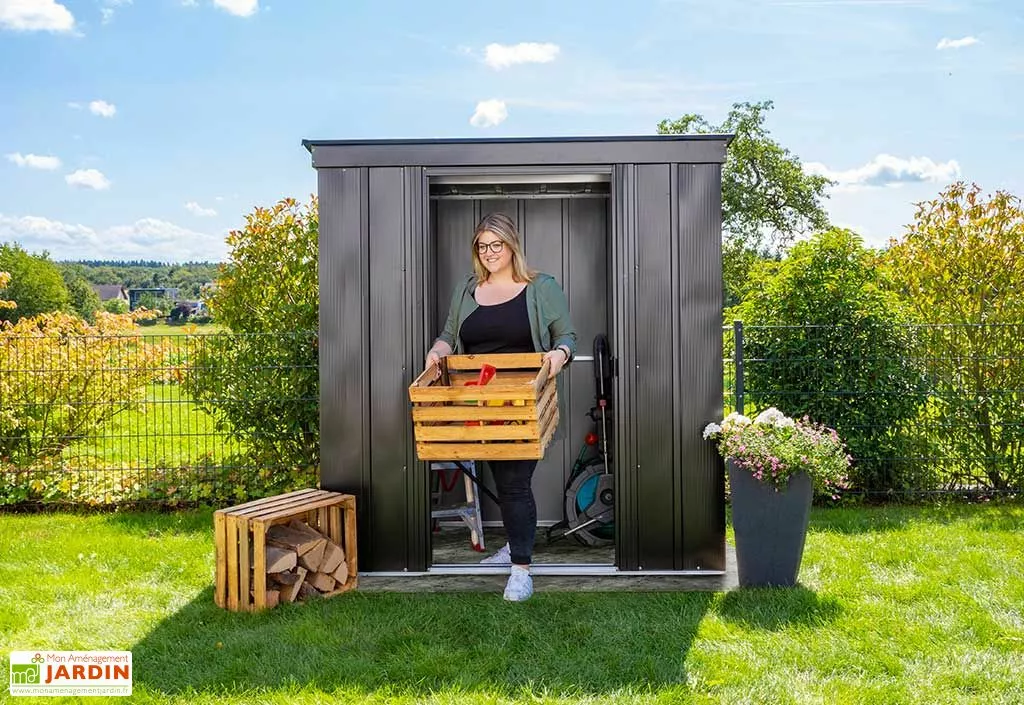 Spacemaker Armoire De Jardin En Acier Galvanisé 195 X 120 Cm 4 Spacemaker Armoire De Jardin En Acier Galvanisé 195 X 120 Cm – Image 2