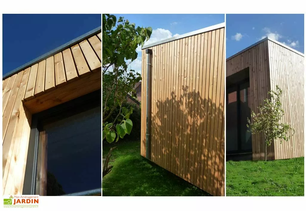 M² Espace Jardin Chalet En Bois Habitable 17 M² - Bungalow Design Studio 500 X 340 Cm 5 M² Espace Jardin Chalet En Bois Habitable 17 M² - Bungalow Design Studio 500 X 340 Cm – Image 3