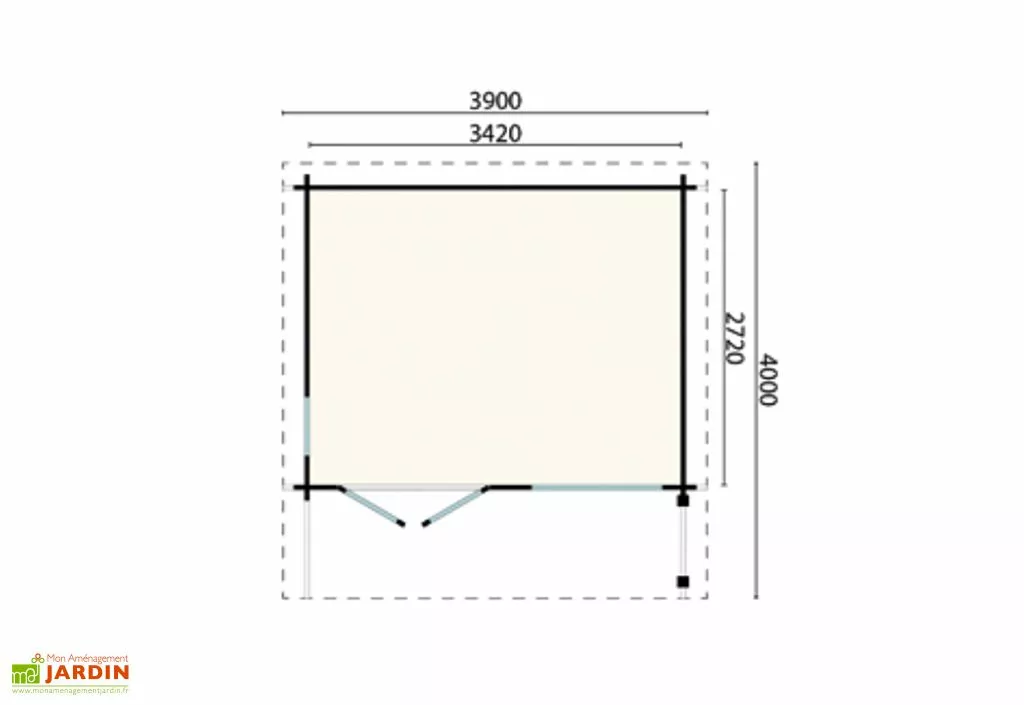 Inmedias Res Abri De Jardin Moderne En Bois D’épicéa Brut Aston – 15,6 M² 5 Inmedias Res Abri De Jardin Moderne En Bois D’épicéa Brut Aston – 15,6 M² – Image 3