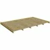 Habrita Plancher En Bois Pour Abri De Jardin BA 4040.02 N -Abri et rangement boutique plancher abri bois traite 400x400cm